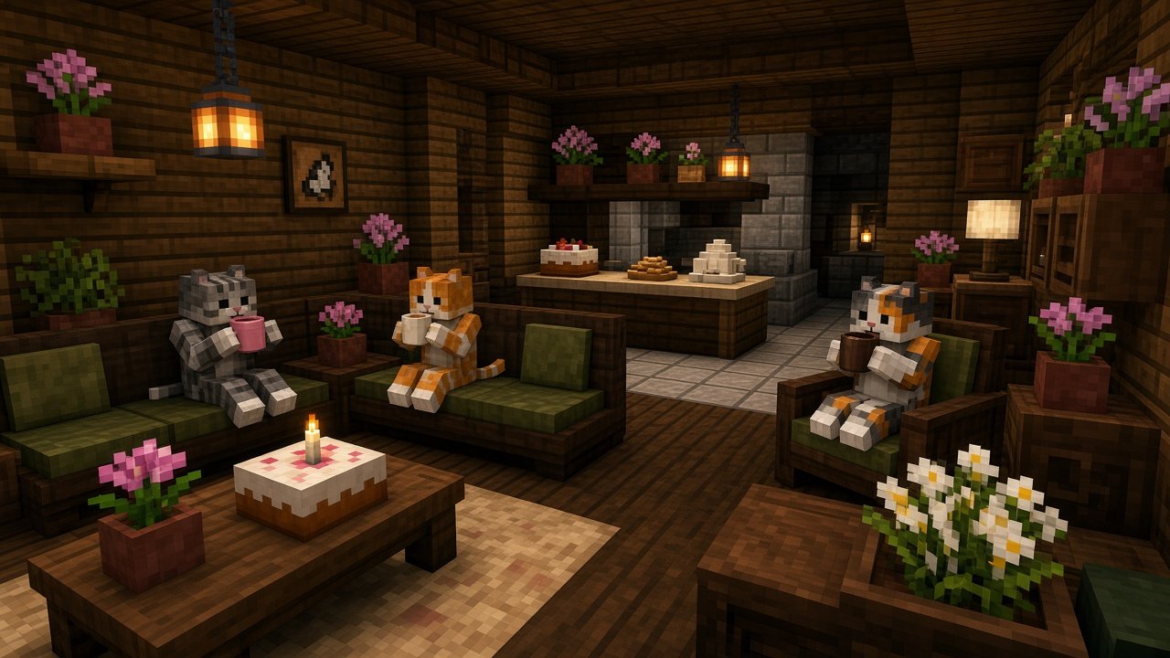 Cat tea house
